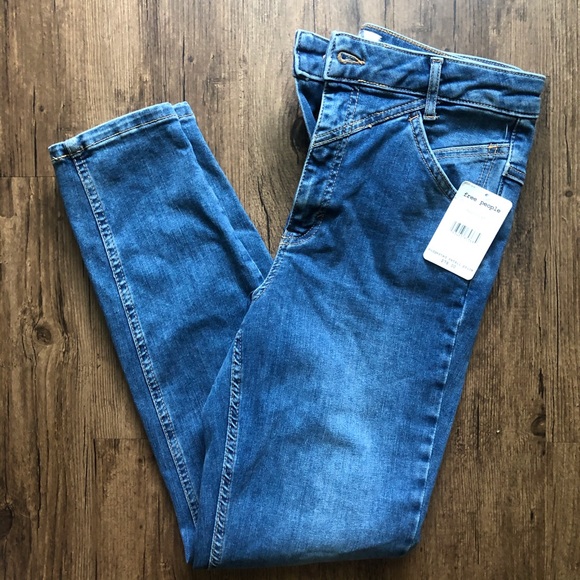 Free People Riley seamed skinny jeans - Picture 8 of 11